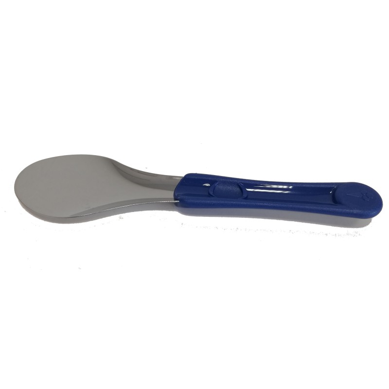Łopatka metalowa do lodów, niebieska dł. 26 cm