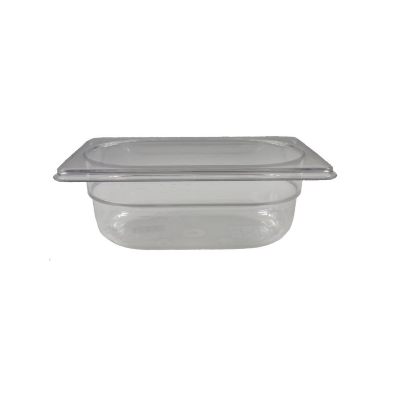 Pojemnik GN z poliwęglanu 1/4, 265 x 162 x 65 mm Pojemnik GN z poliwęglanu 1/4, 265 x 162 x 65 mm
