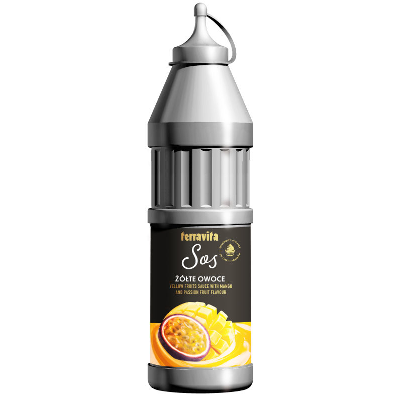Terravita Sos żółte owoce mango i marakuja 1 kg