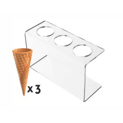 Stojak na wafle do lodów 3...