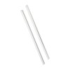 Słomki plastikowe białe 8x210mm 100 szt.