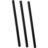Słomki plastikowe czarne 8x210mm 100szt.