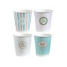 Kubek z wieczkami do kawy  250 ml pastel