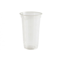 Kubek bezbarwny BUBBLE TEA LOGO 650 ml, 50 szt. średnica 90 mm.