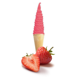 Lody sorbet truskawkowy z...