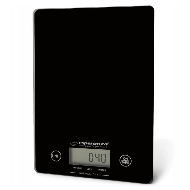Waga kuchenna Esperanza czarny 5 kg