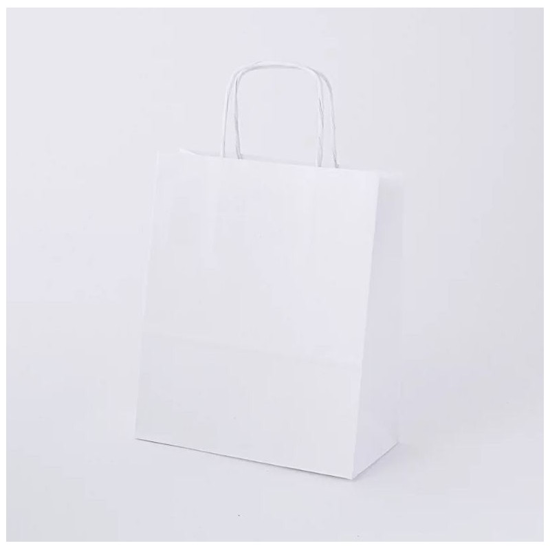 Torba papierowa biała BUBU 320x220x245