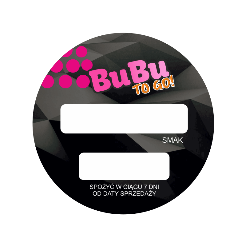 Naklejka Bubu To GO 120szt/opak
