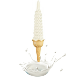 Lody świderki mleczne...