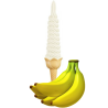Lody świderki bananowe 4 kg