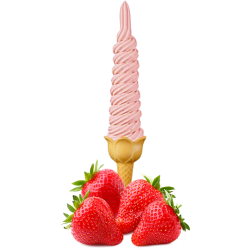 Lody świderki truskawkowy...