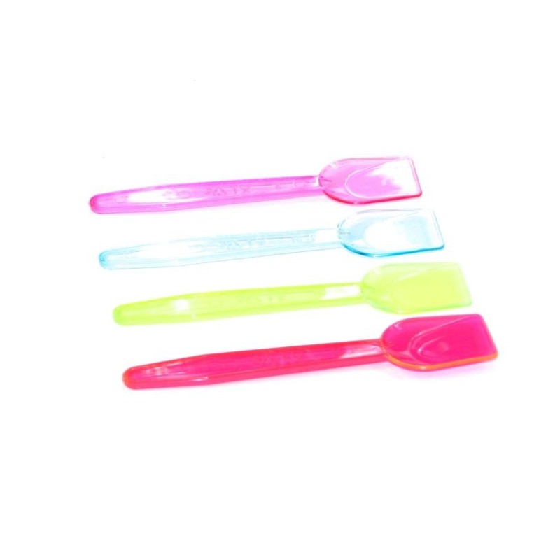 Łopatki do lodów kolorowe mix fluor 9,6 cm, 1 kg