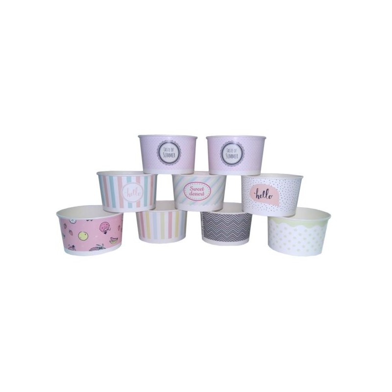 Miska papierowa PASTEL różne, 350 ml, 30 szt./opak Miska papierowa PASTEL różne, 350 ml, 30 szt./opak