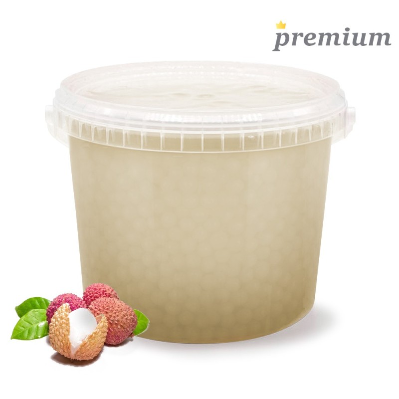 PREMIUM Popping Boba Lychee kulki liczi 3,2 kg