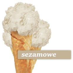 Lody rzemieślnicze - Sezamowe
