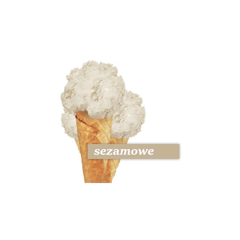 Lody rzemieślnicze - Sezamowe